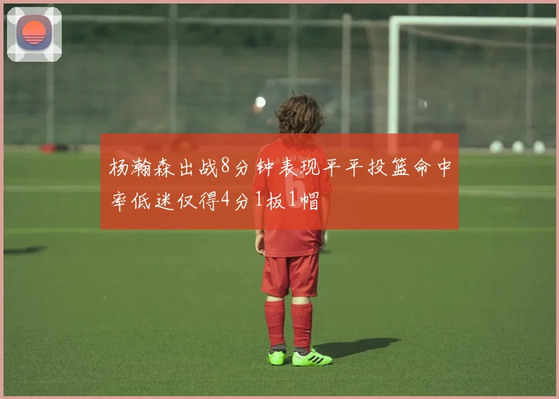 杨瀚森出战8分钟表现平平投篮命中率低迷仅得4分1板1帽